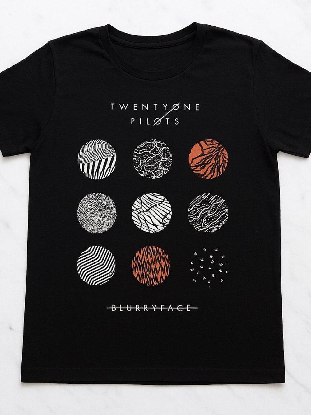 Twenty One Pilots Blurryface Graphic Tee | Alternative Music Black T-Shirt